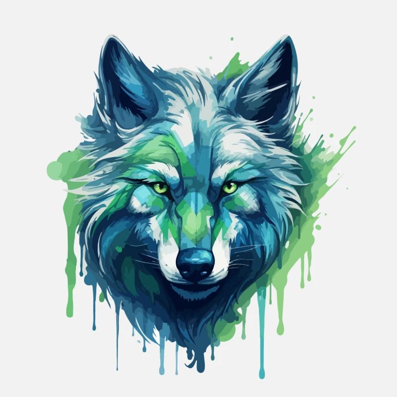 Blauer Wolf