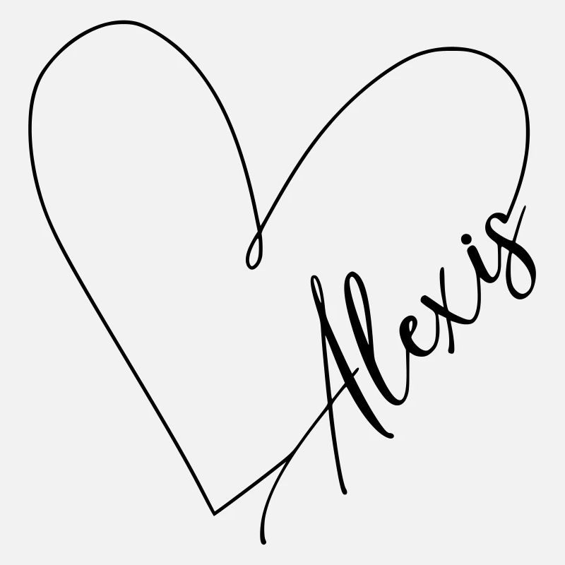 Alexis Name Herzlinie