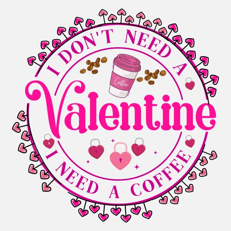 I DON T NEED VALENTINE I NEED A COFFEE