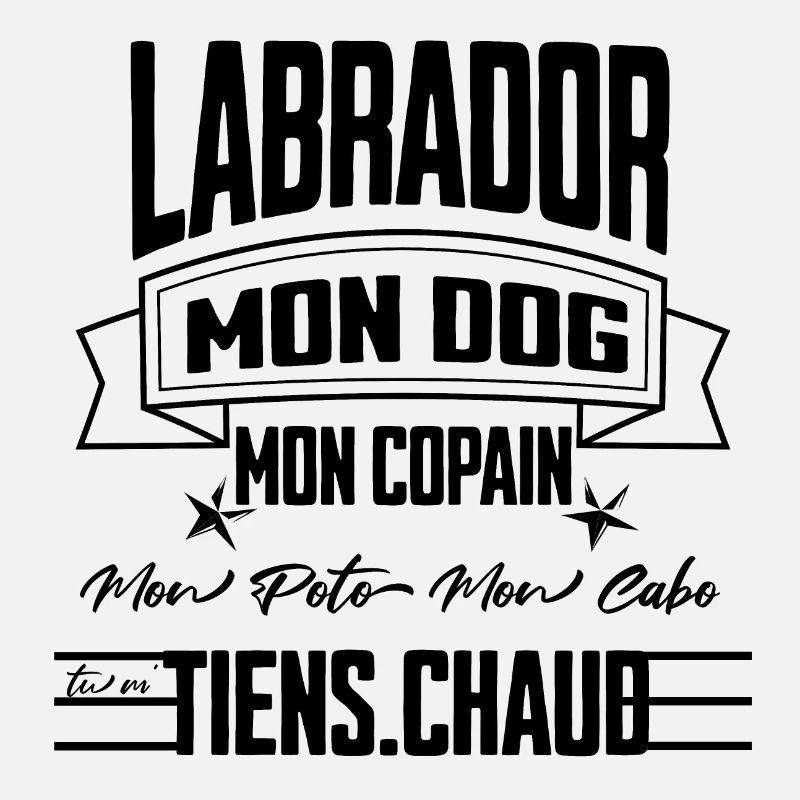 "Labrador T-shirt My Buddy" CN