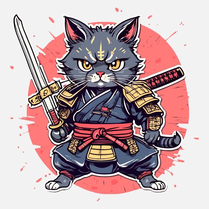 Chat samouraï #32
