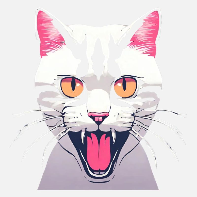 Wütende Katze