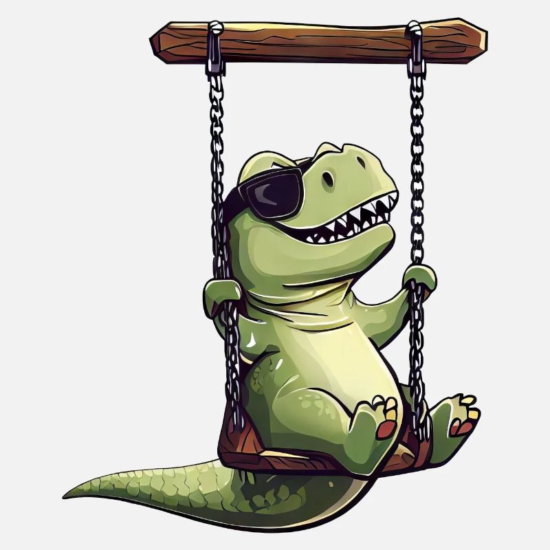Cool Dino on the Swing T-Rex Sunglasses