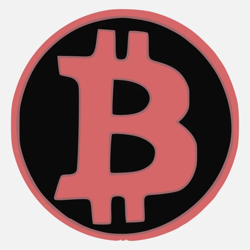 Bitcoin Krypto Währung virtuellen Lebens Vector 3
