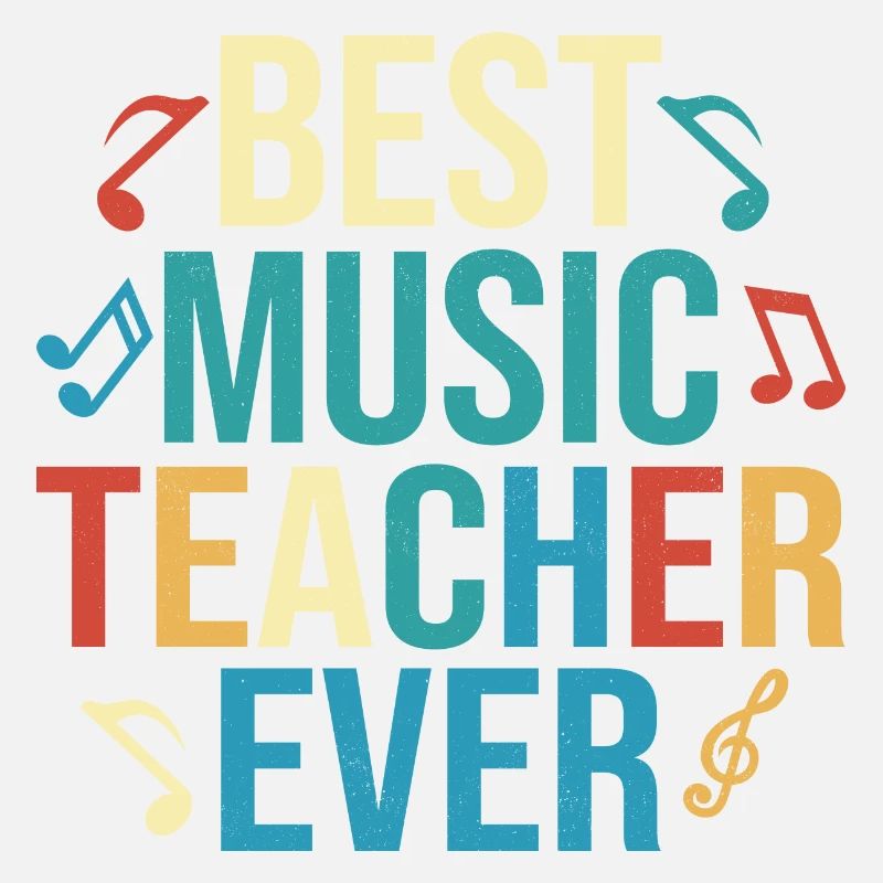 Best Music Teacher Ever Notes Instruments Educatio