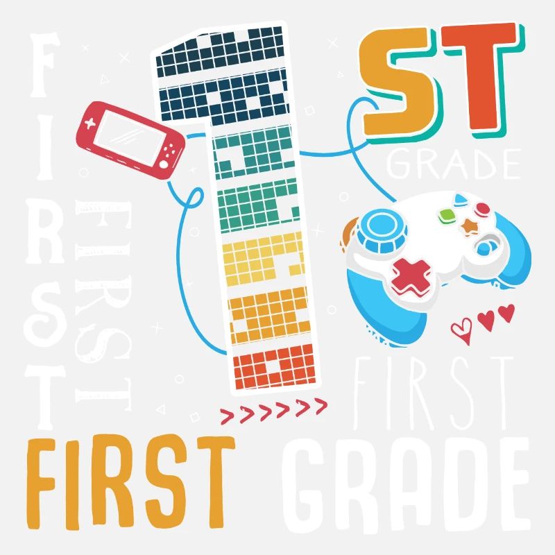 1st Grade Gaming Schoolchild