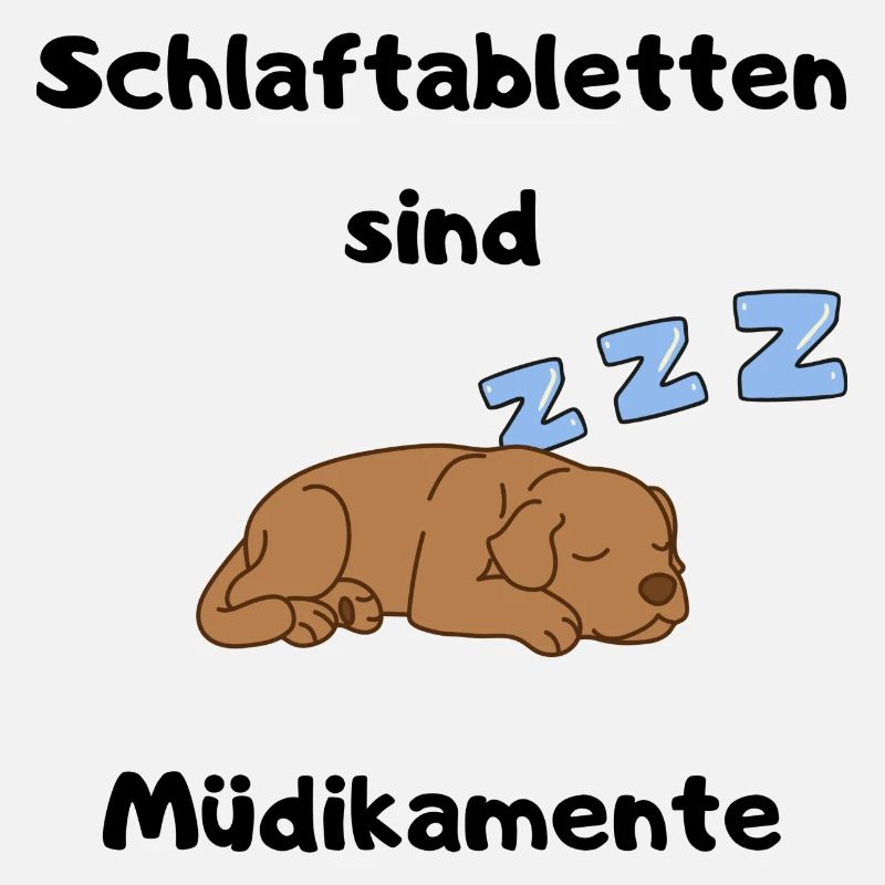 Schlafender Hund Schlaftabletten sind Müdikamente