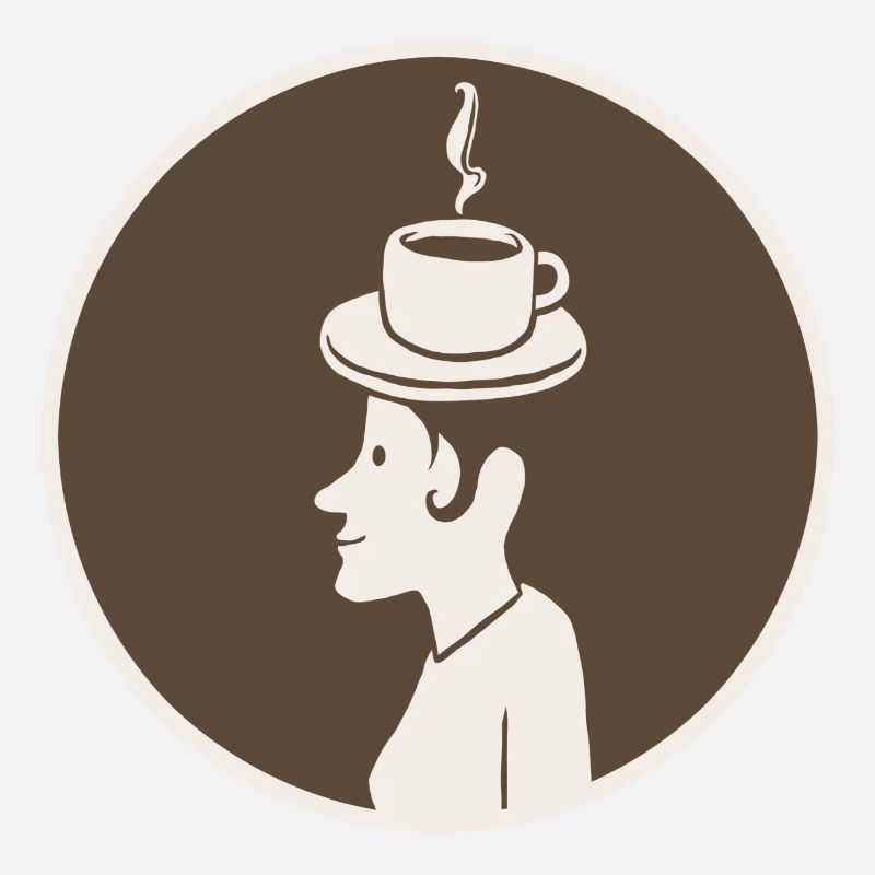 Femme chapeau de café