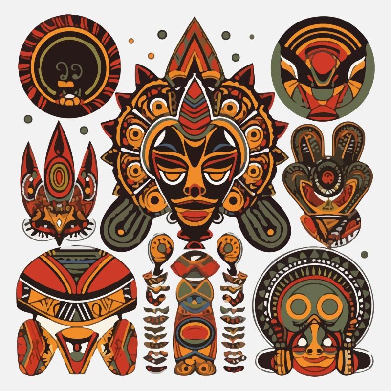 Traditionelles afrikanisches Design