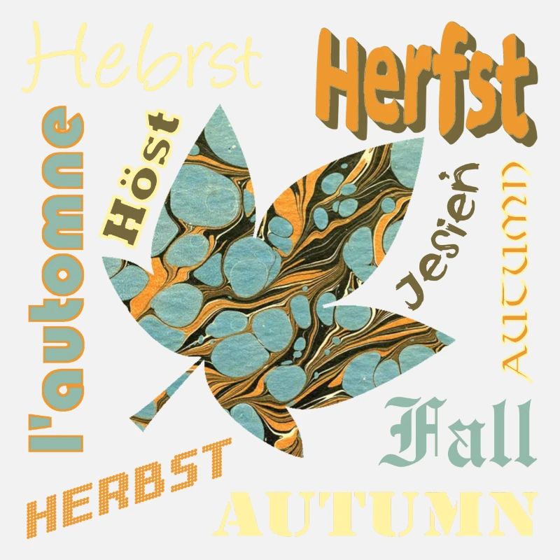 herbst schrift mit blatt e 204