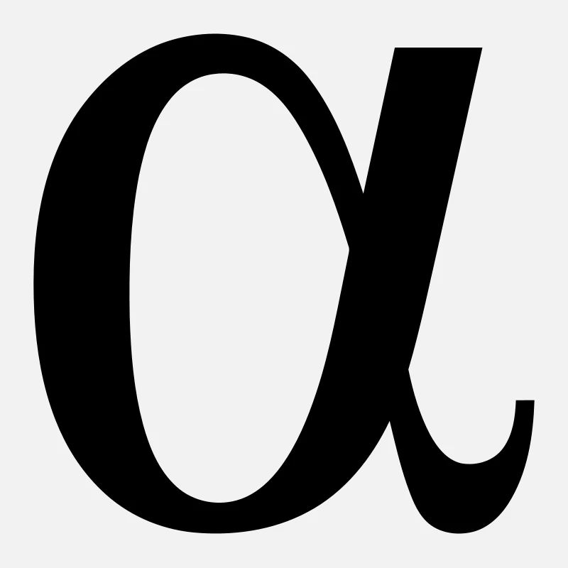 alpha greek letter