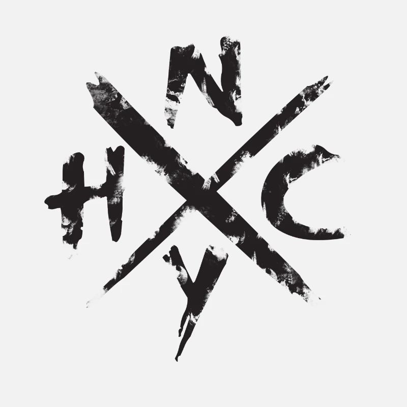 NYHC 1 grunge black