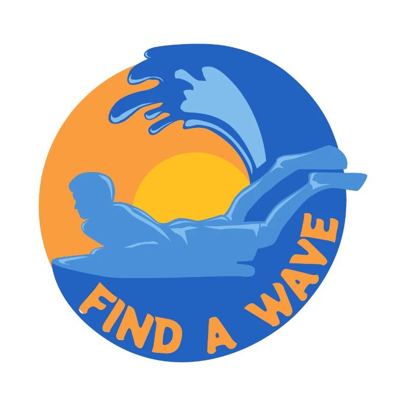 Find a wave Bodysurf Bodysurfing Gift Idea