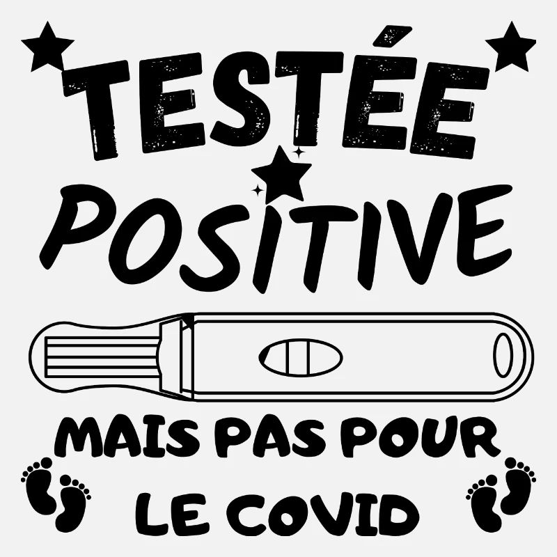 Testée positive - humour annonce grossesse