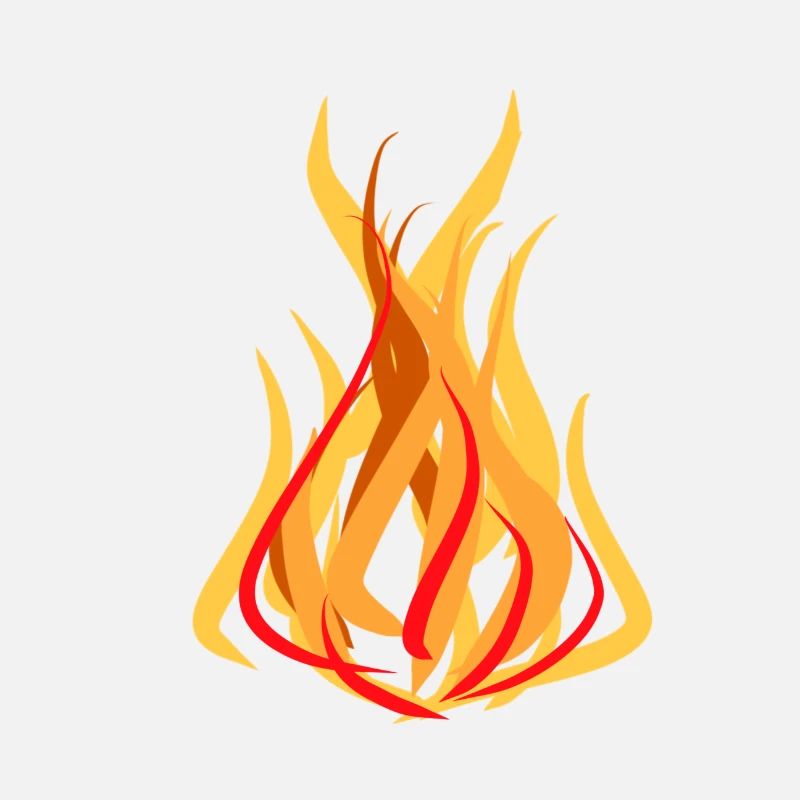 fire symbol heat warm