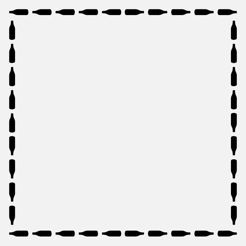 Quadrat Bierflaschen Rahmen