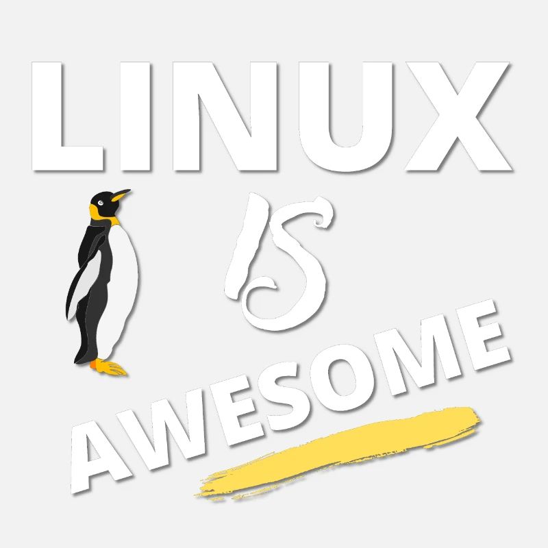 Linux is awesome - Geschenk für Computer Fans