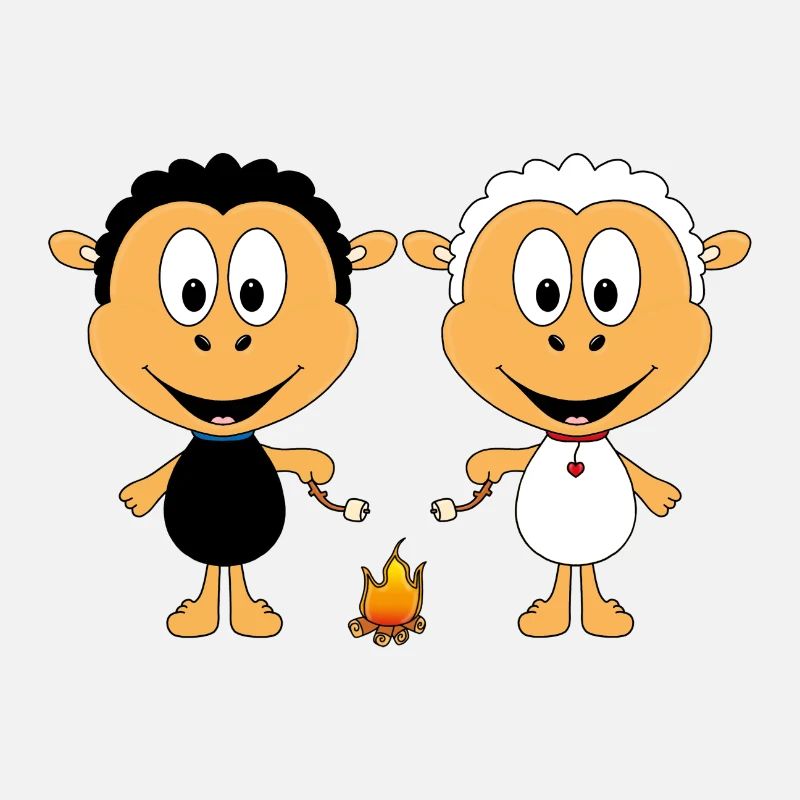 SCHAFE - SHEEPS - LAGERFEUER - MARSHMALLOWS - LOVE