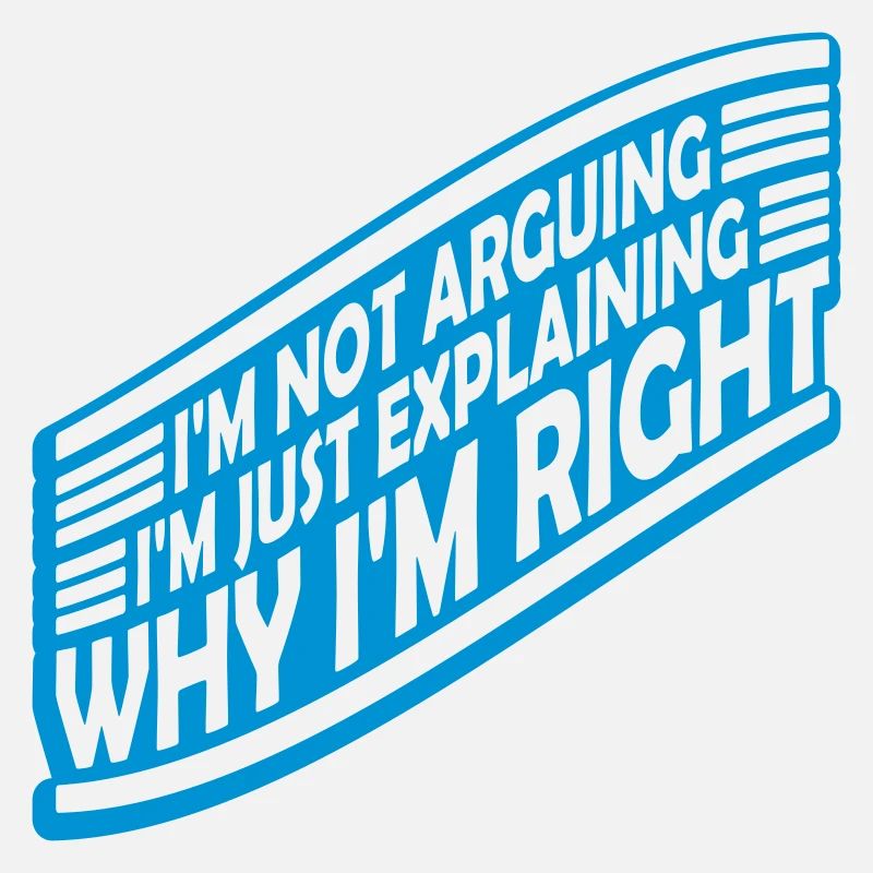 I m not arguing
