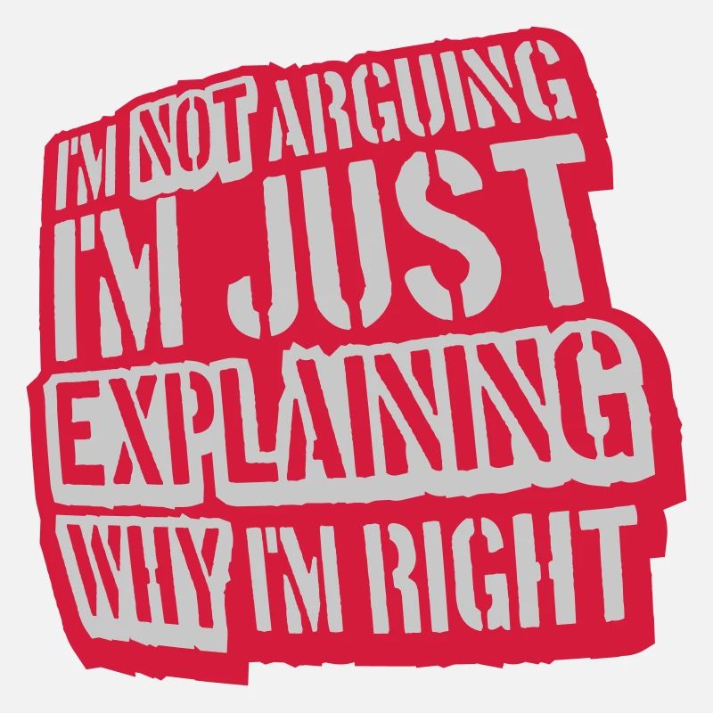 I m not arguing