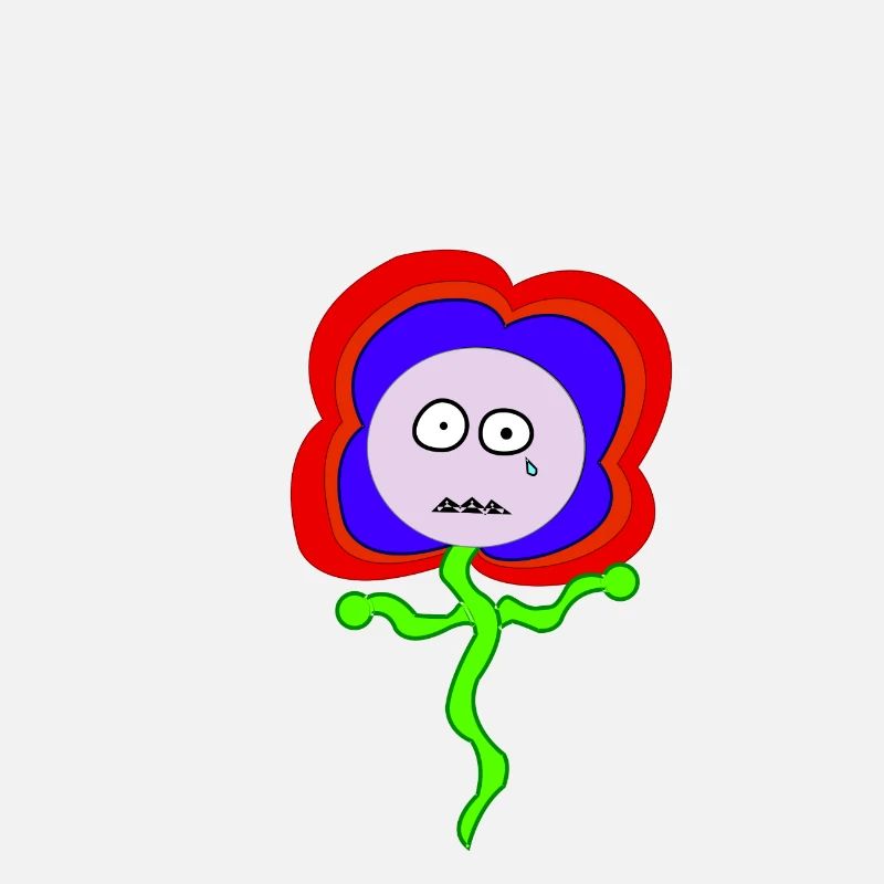fleur triste