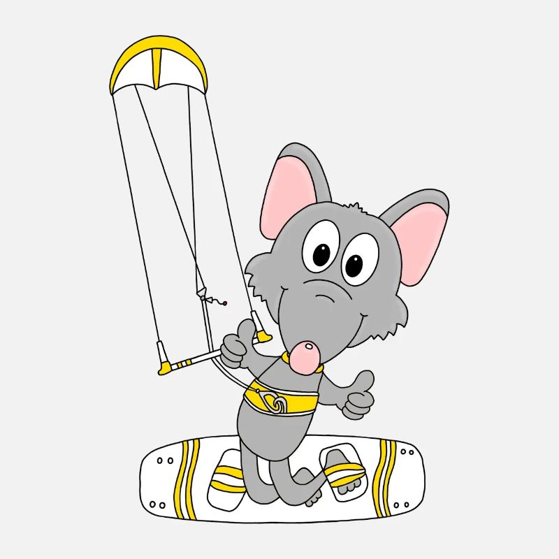 WASSERRATTE - RATTE - KITER - KITESURFER