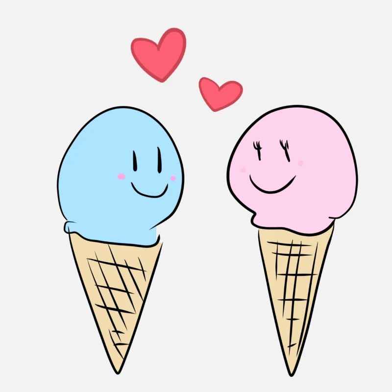 liebe eis essen valentinstag süß
