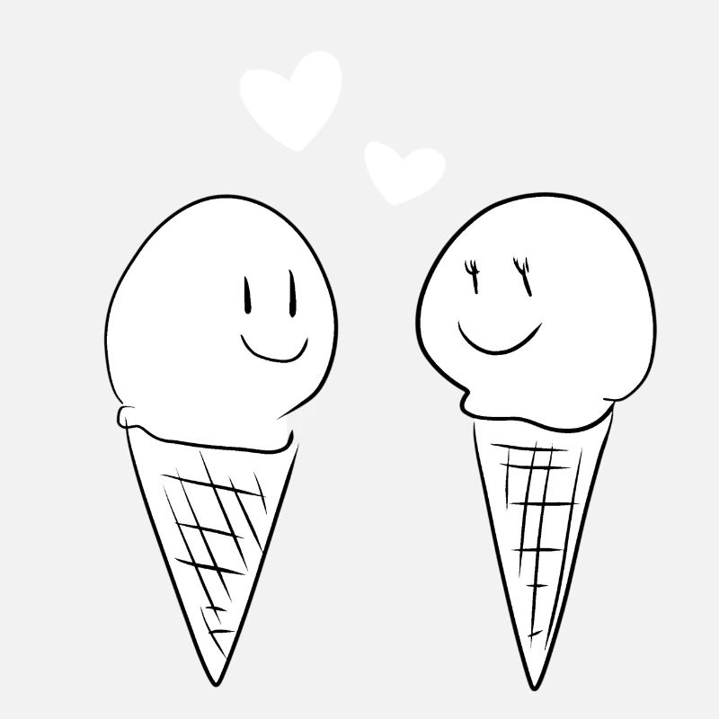 liebe eis essen valentinstag süß