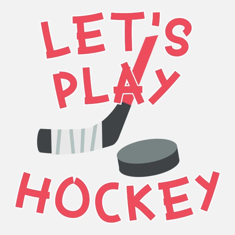 Let's play Hockey Original Geschenkidee Let's play