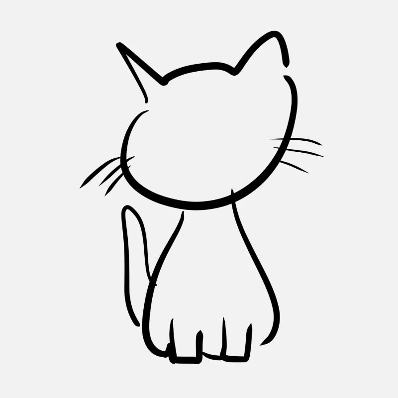 Animal de chat mignon animal de compagnie petite forme