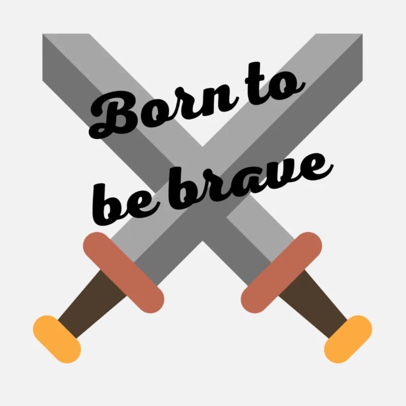 Logo épée, born to be brave