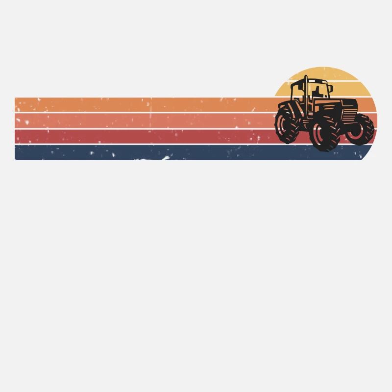 Vintage Retro Traktor
