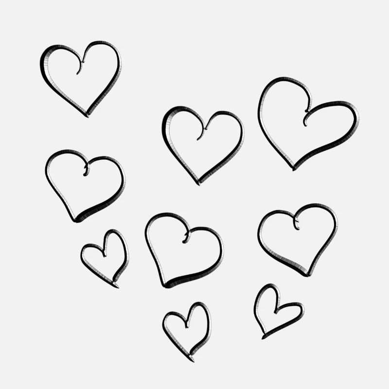 heart pattern love