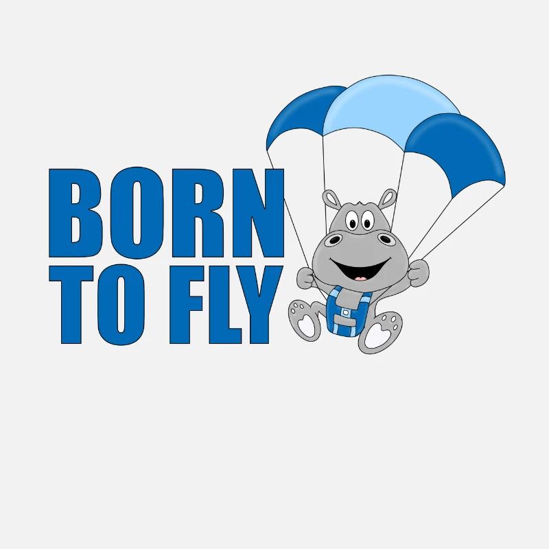 BORN TO FLY - FALLSCHIRMSPRINGER - NILPFERD