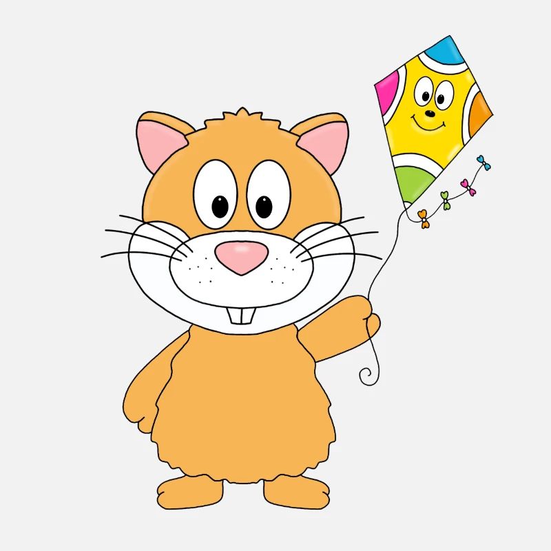 HAMSTER - DRACHE - KITE - DRACHENSTEIGEN - HERBST