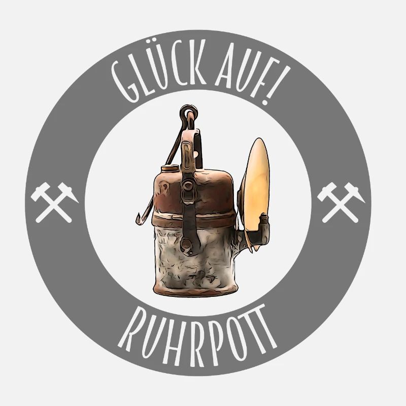 Glück Auf Grubenlampe