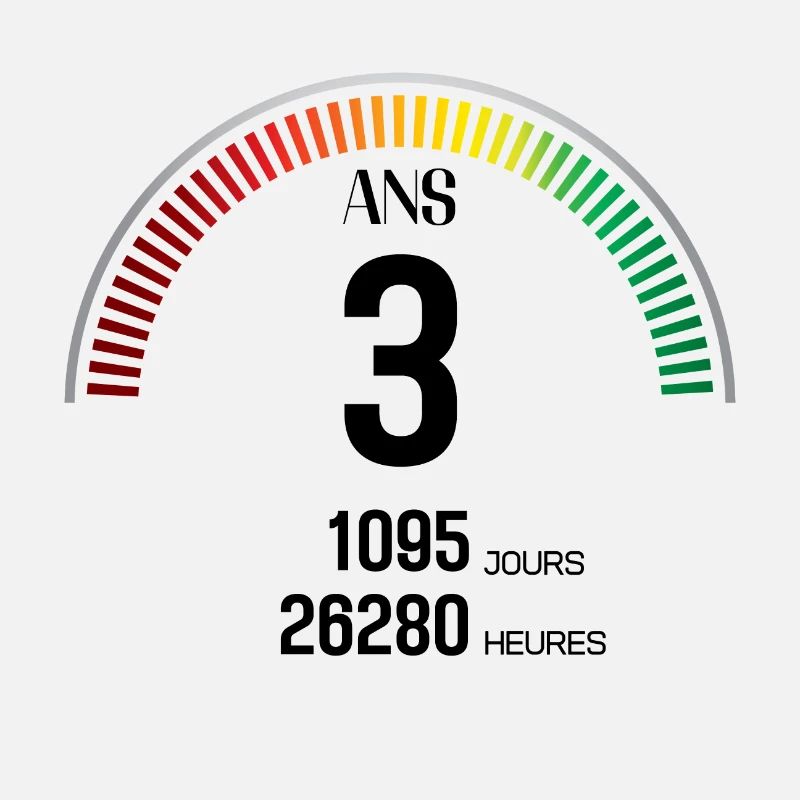 Anniversaire 3 ans Compteur