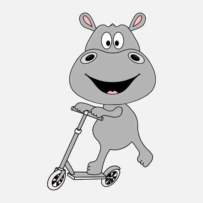 NILPFERD - HIPPO - FLUSSPFERD - ROLLER - TIER