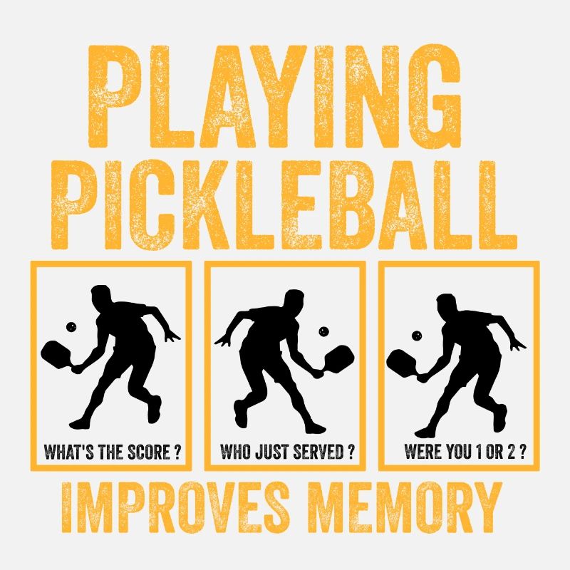 playing pickleball improves memory Funny Gift