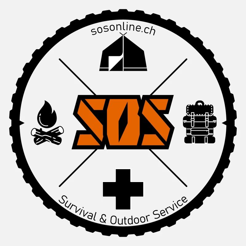 Logo SOS orange sans arrière-plan