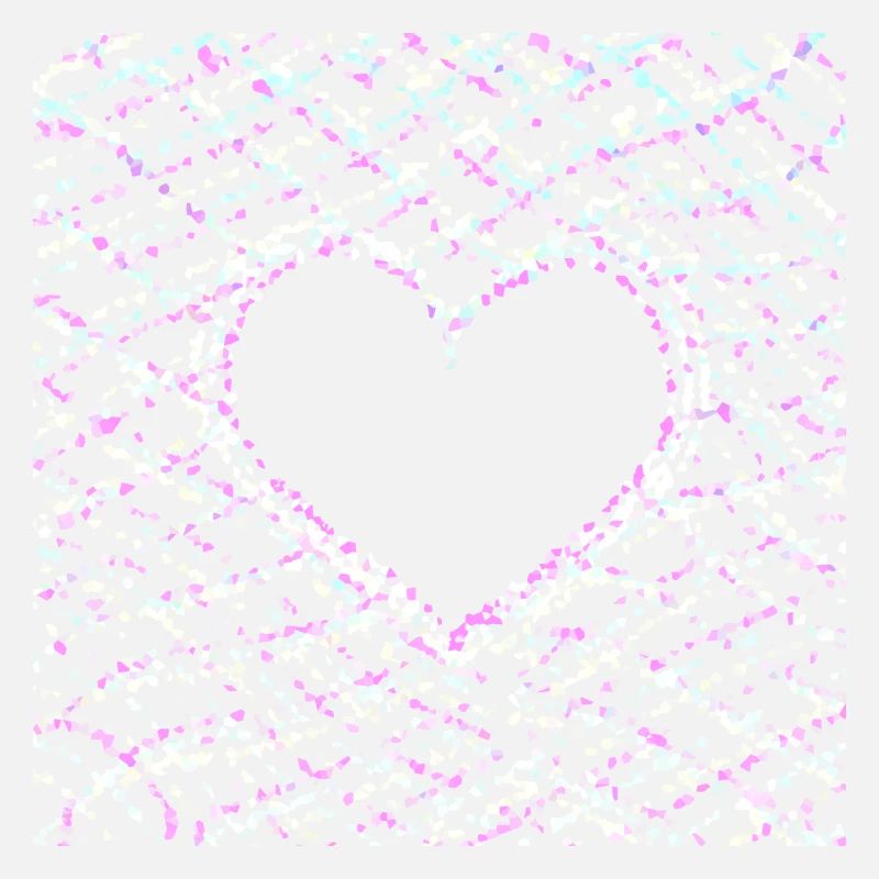 Points Motif Cross Heart Love Shape