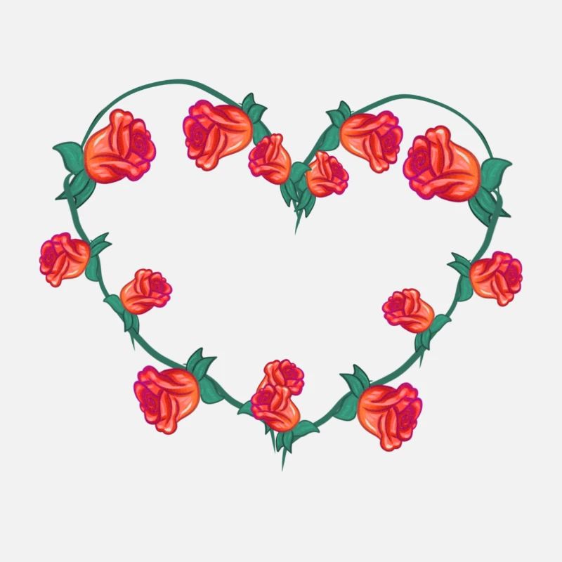 rote pflanzen herz blume rose form blumen