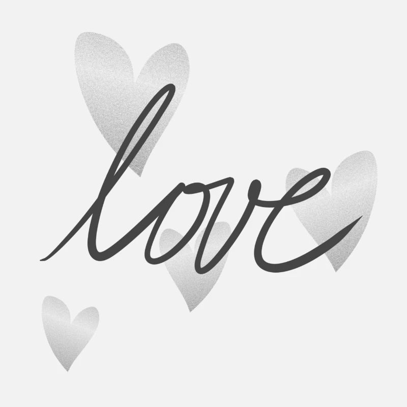 herz grau symbol liebe form