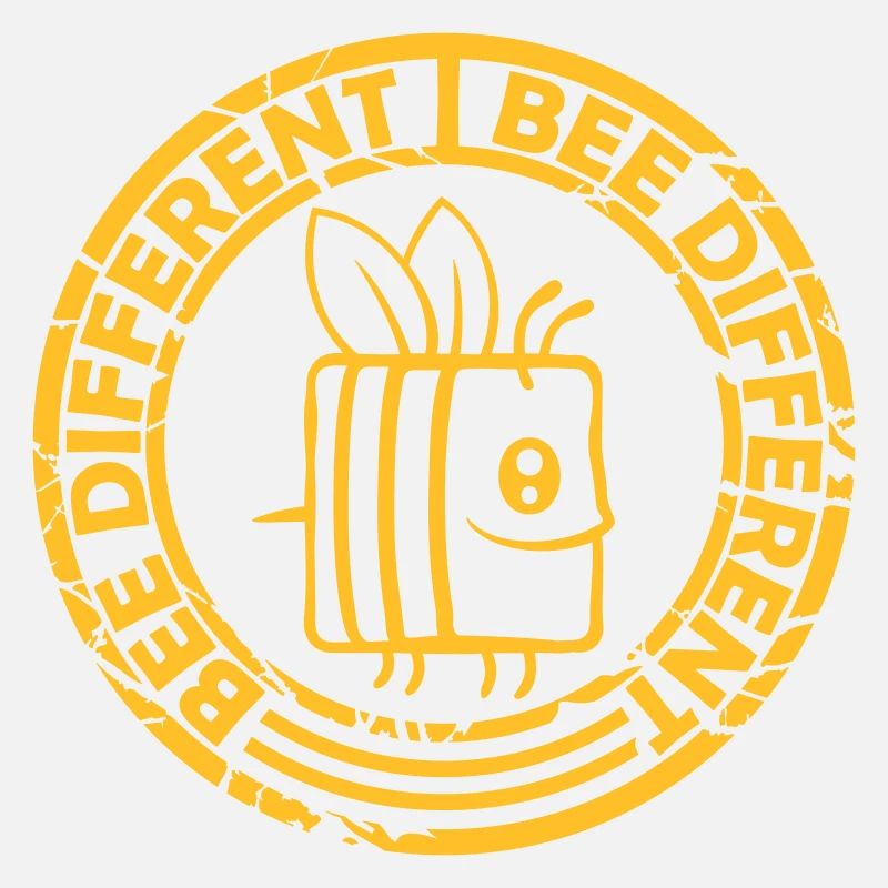 bee different Spruch Zitat