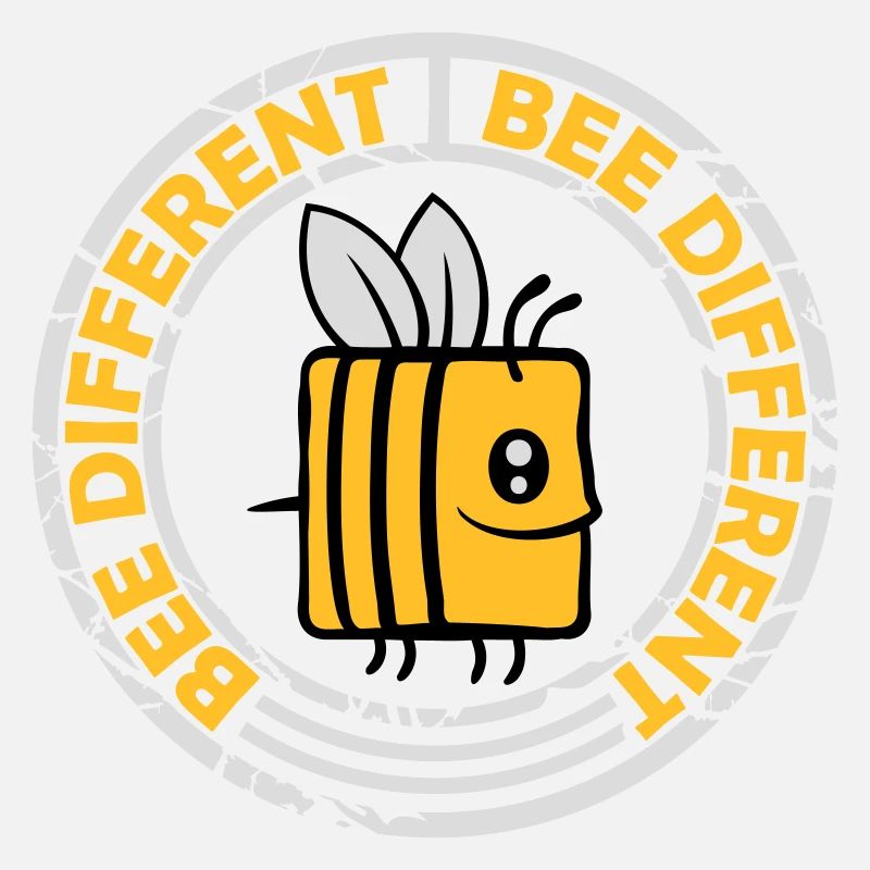 bee different Spruch Zitat