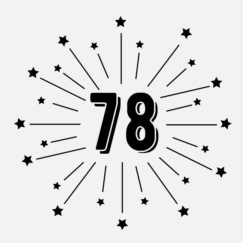 78th Starry Anniversary - Gift 78 years