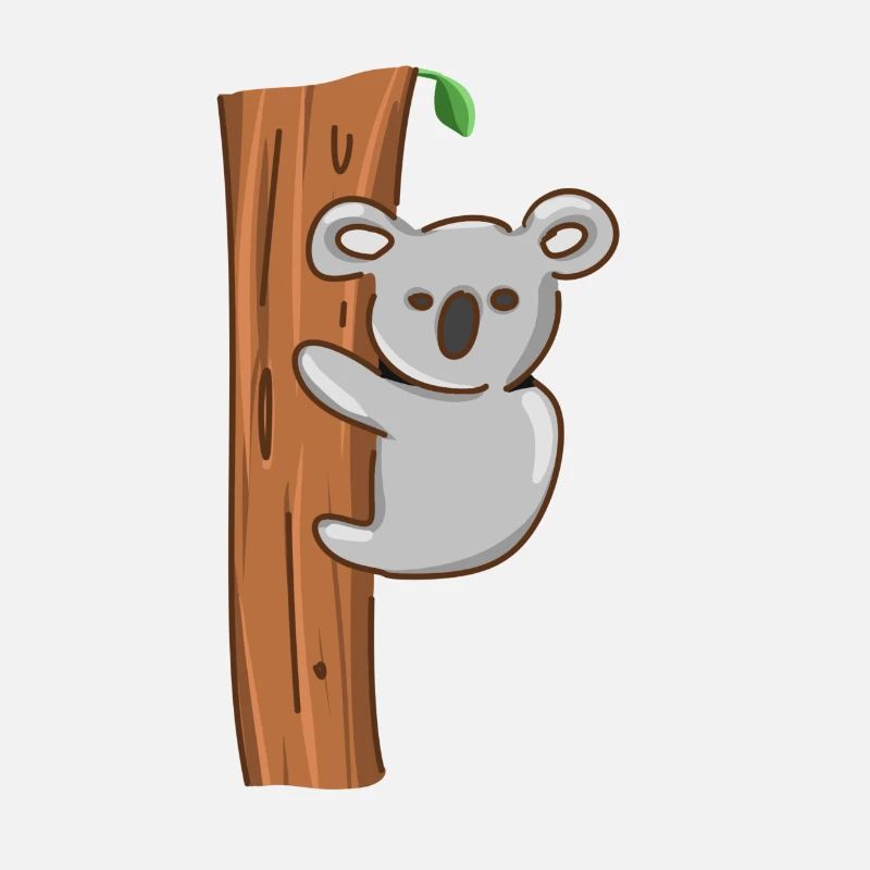 Koala Tier Baum klettern symbol