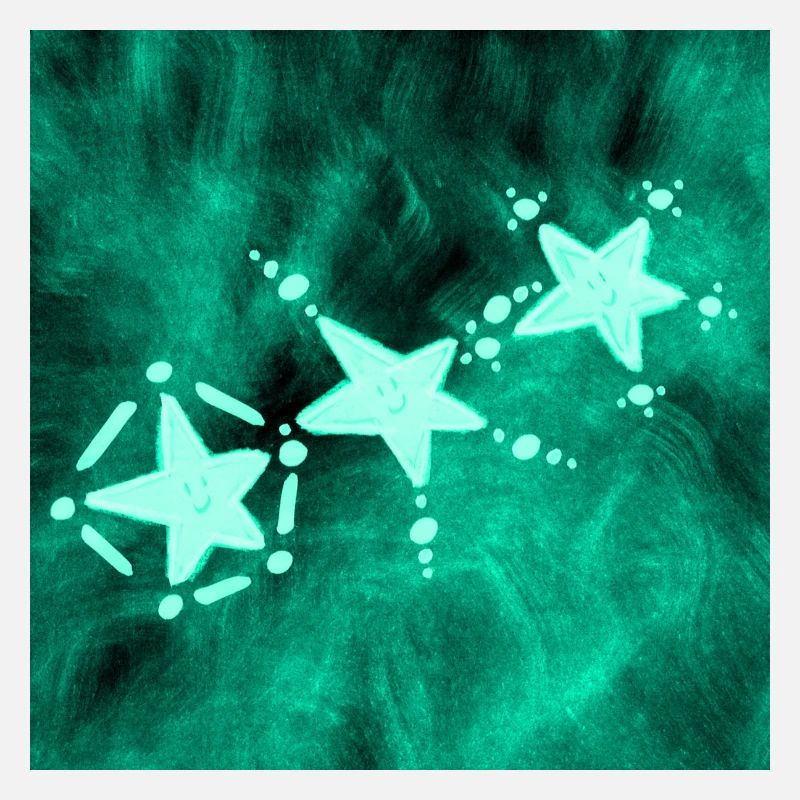 THREE BLUE STARS