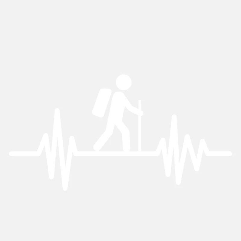 Wanderer Herzschlag - Cool Wander Design