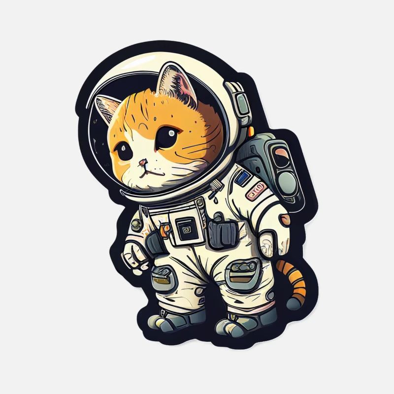 Meownaut astronaut cat for cat daddy